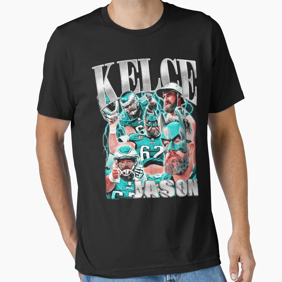 Elegant Fat Bat Ja Son Kelce 90S T-Shirt - Custom Art Print Men Women - T-Shirt, Sweatshirt, Hoodie