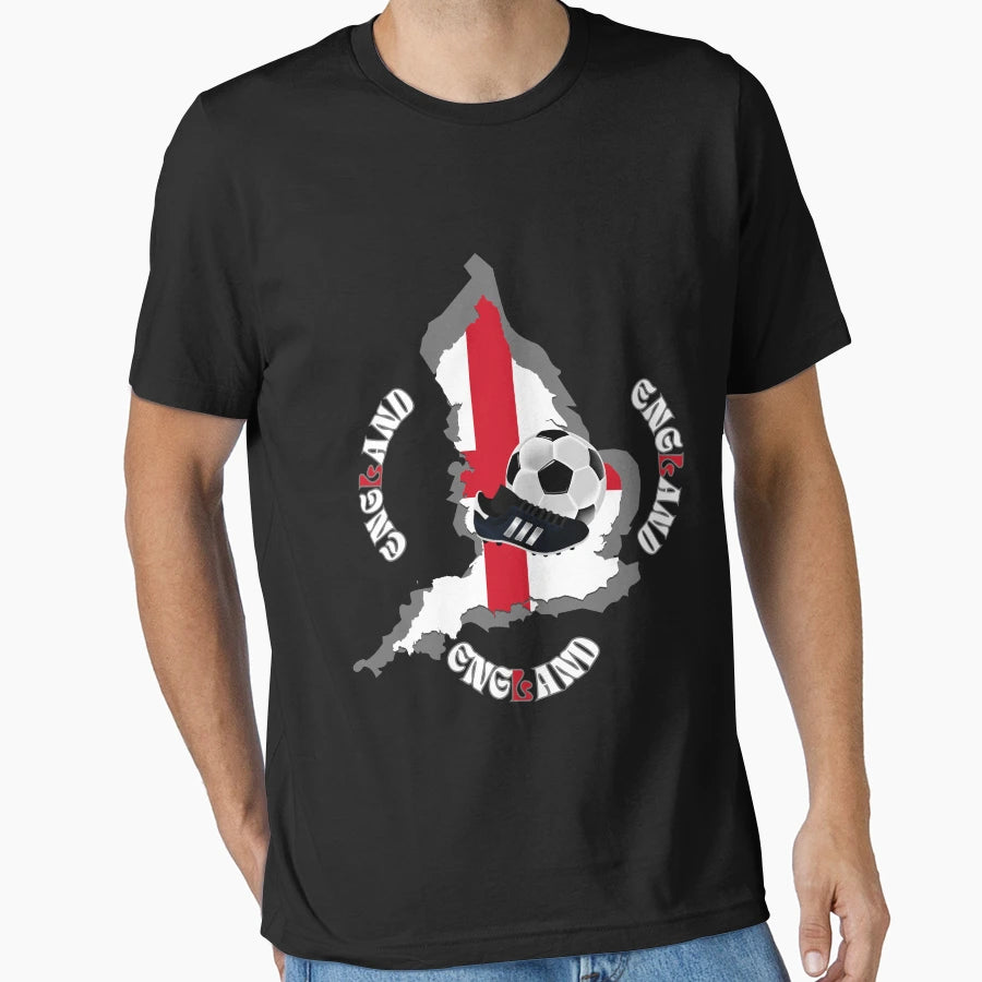 English Fans T-Shirt - Minimalist Print for Adults - T-Shirt, Sweatshirt, Hoodie