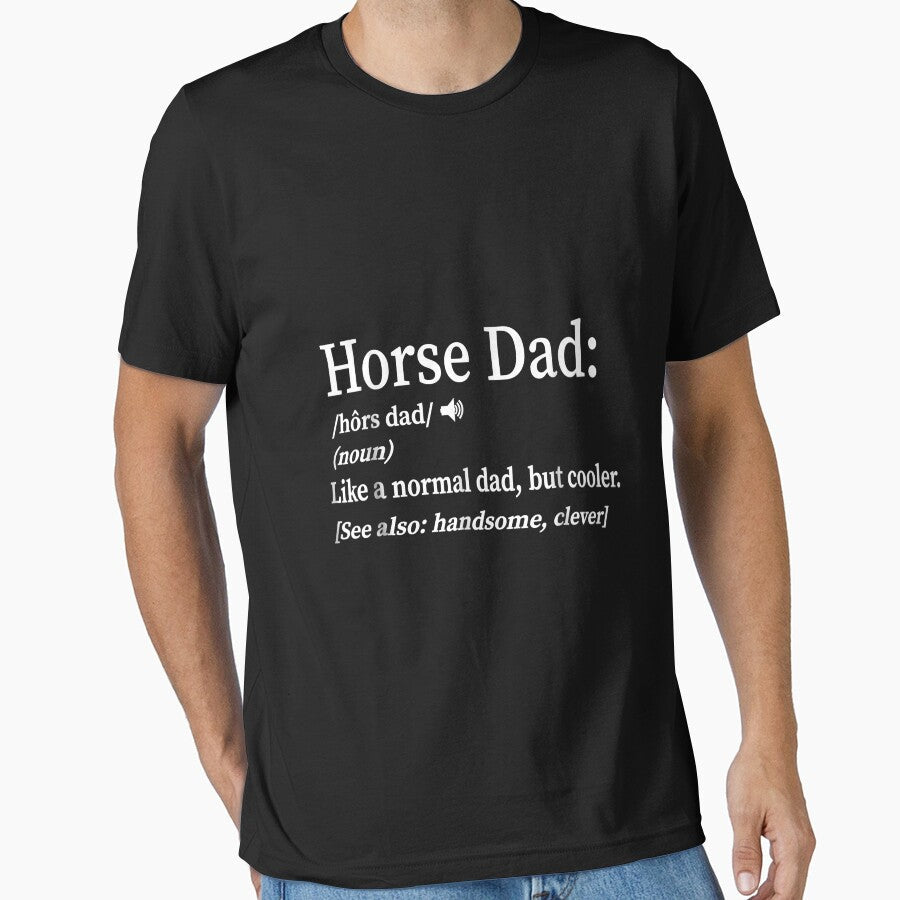 Horse Dad by doria7fjly - Adult & Kids T-Shirts, Sweatshirts & Hoodies apparel design preview 1