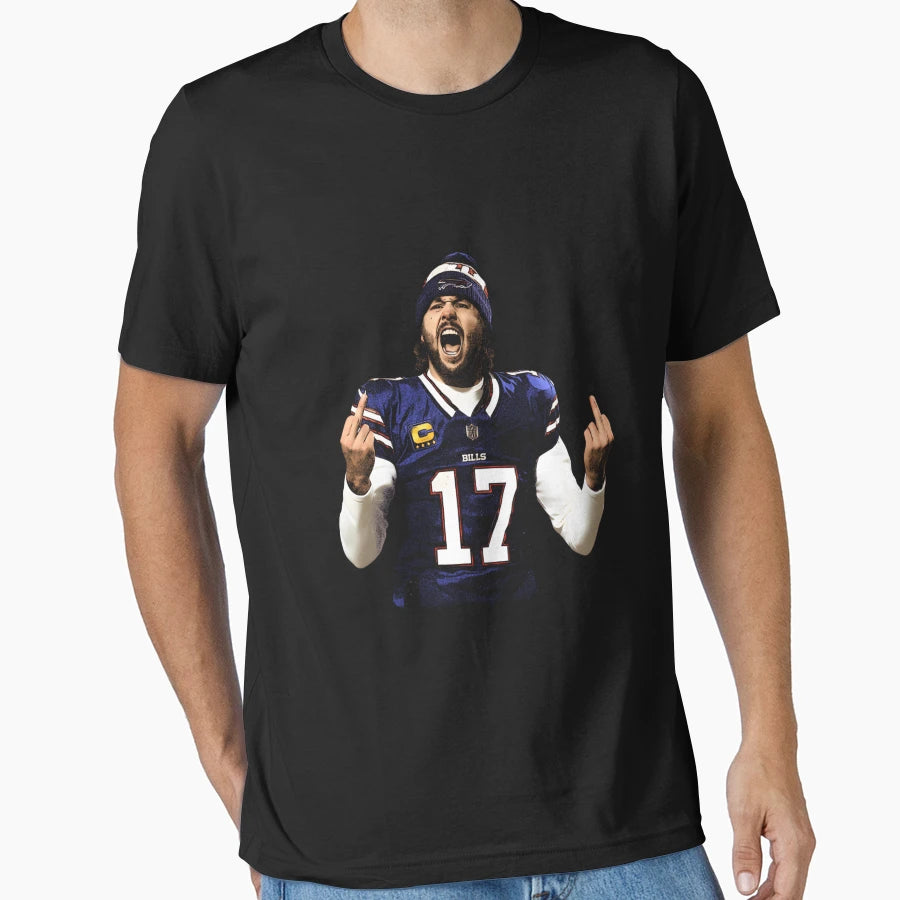 Midle Finger Joshs Allens T-Shirt - Minimalist Print Men Women - T-Shirt, Sweatshirt, Hoodie