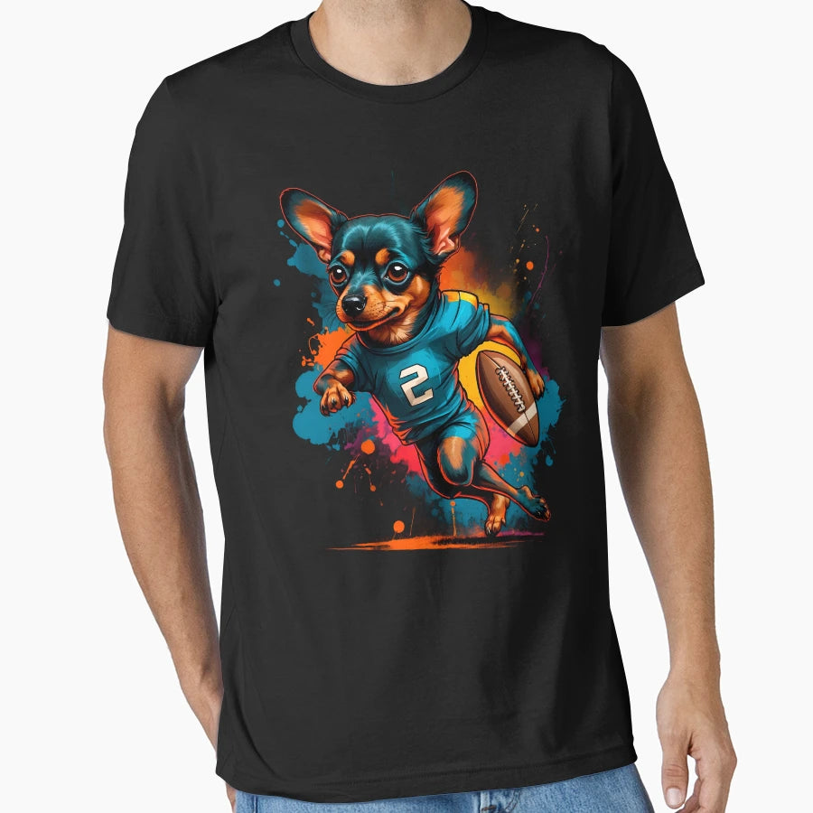 Chihuahua Dachshund Pinscher Dog T-Shirt - Aesthetic Graphic Men Women - T-Shirt, Sweatshirt, Hoodie