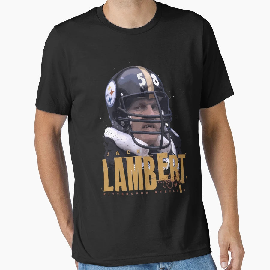 Jack Lambert T-Shirt - Fun Novelty Design for Adults - T-Shirt, Sweatshirt, Hoodie