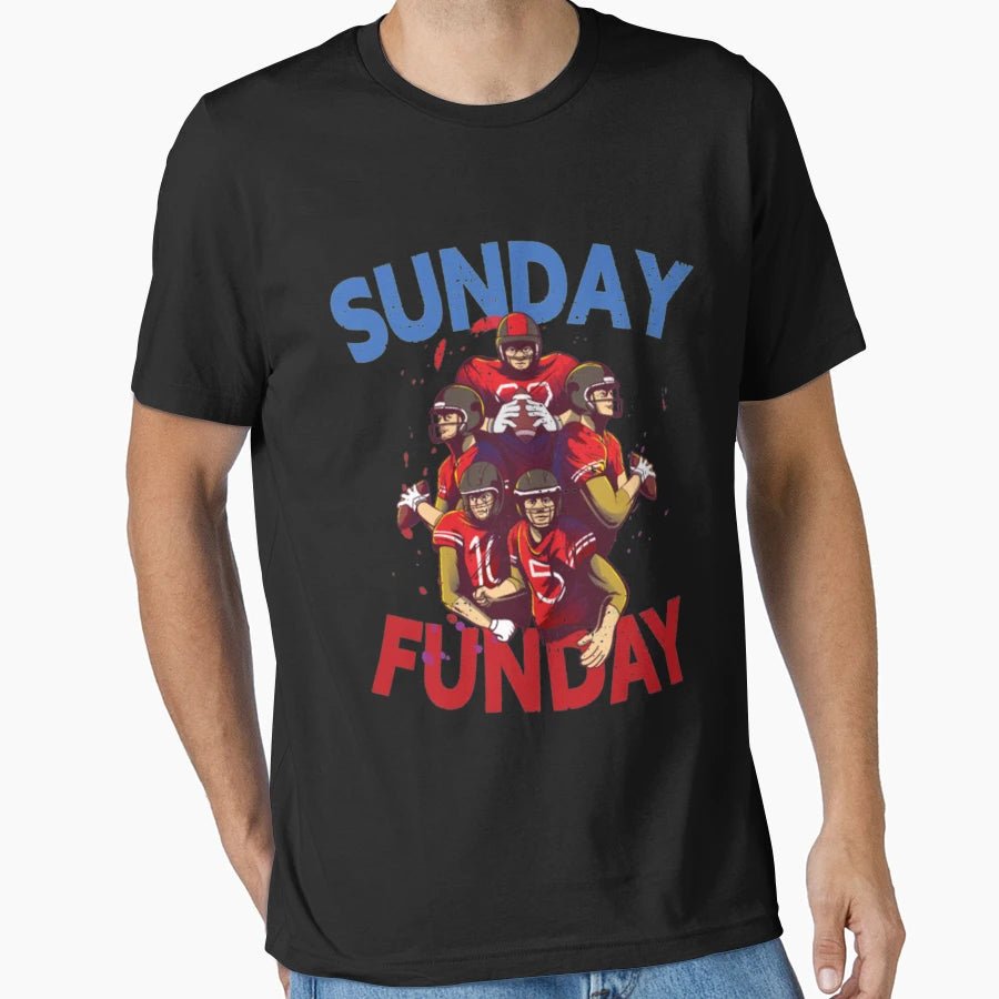 Sunday Funday Football T-Shirt - Fun Novelty Design Unisex - T-Shirt, Sweatshirt, Hoodie