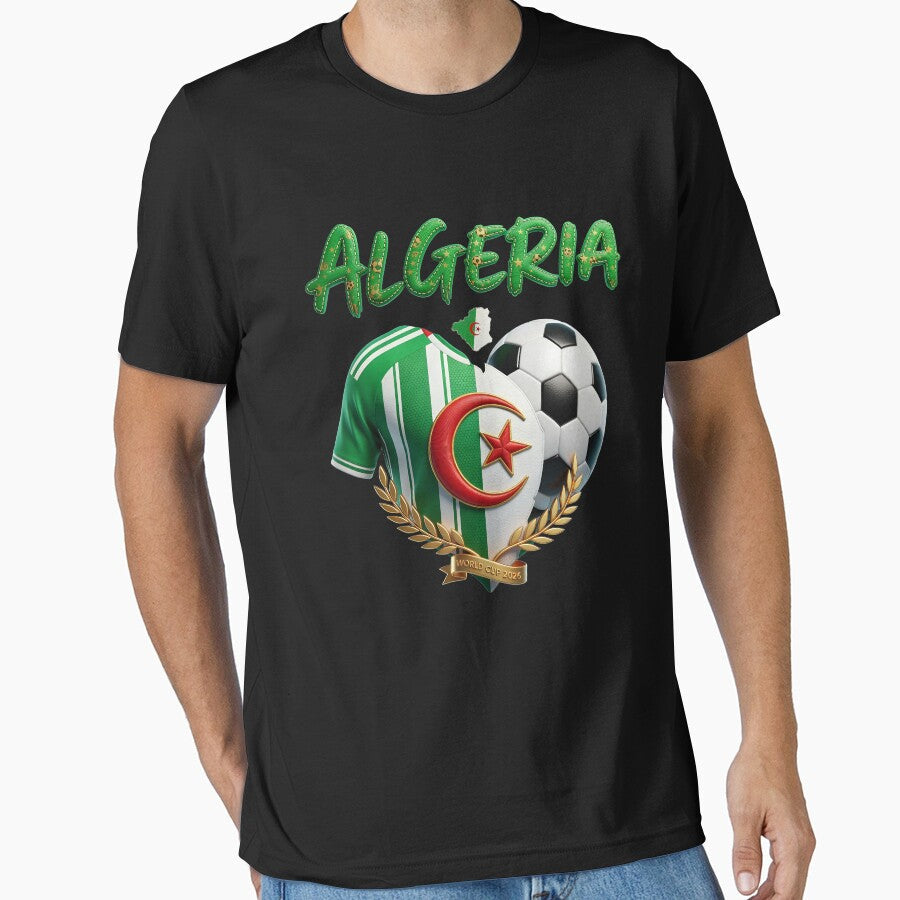Algerian Flag Heritage Outfit Idea for Kids Algeria - Adult & Kids T-Shirts, Sweatshirts & Hoodies apparel design preview 1
