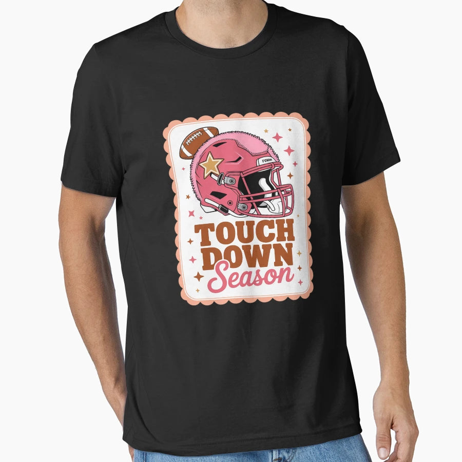 Touchdown Season Football Game Day T-Shirt - Minimalist Print for Adults - T-Shirt, Sweatshirt, Hoodie