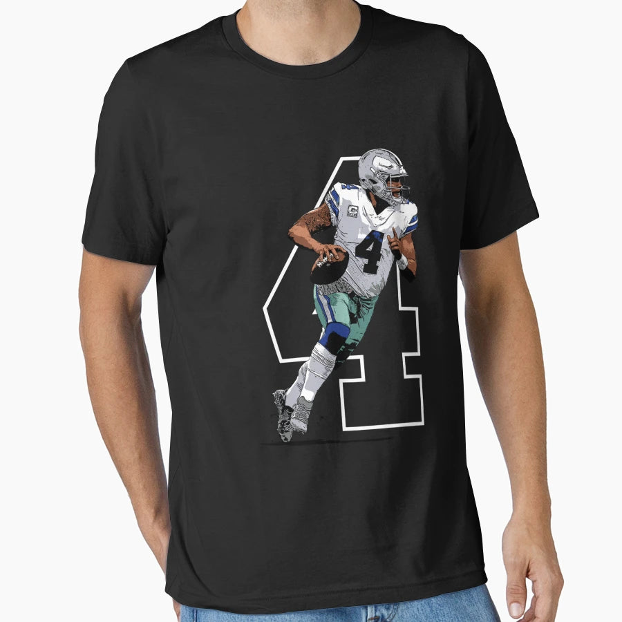 Prescott Dallas Football Quarterback Gift T-Shirt - Trendy Graphic Unisex - T-Shirt, Sweatshirt, Hoodie