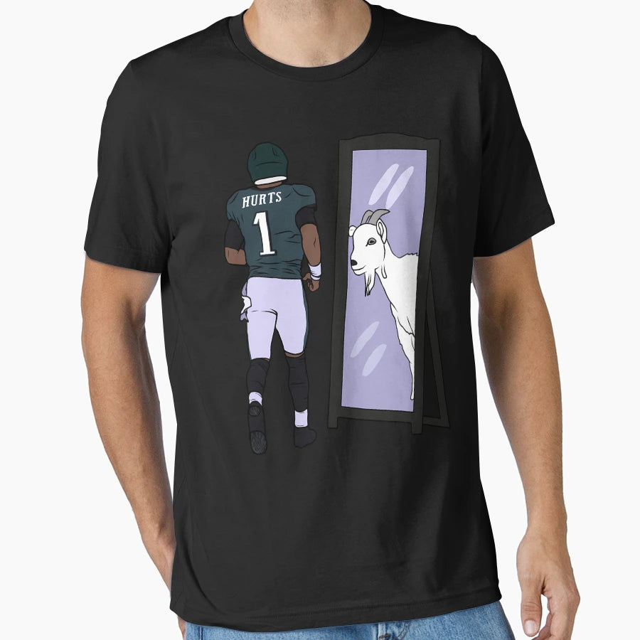JH Mirror Goat T-Shirt - Fun Novelty Design Men Women - T-Shirt, Sweatshirt, Hoodie