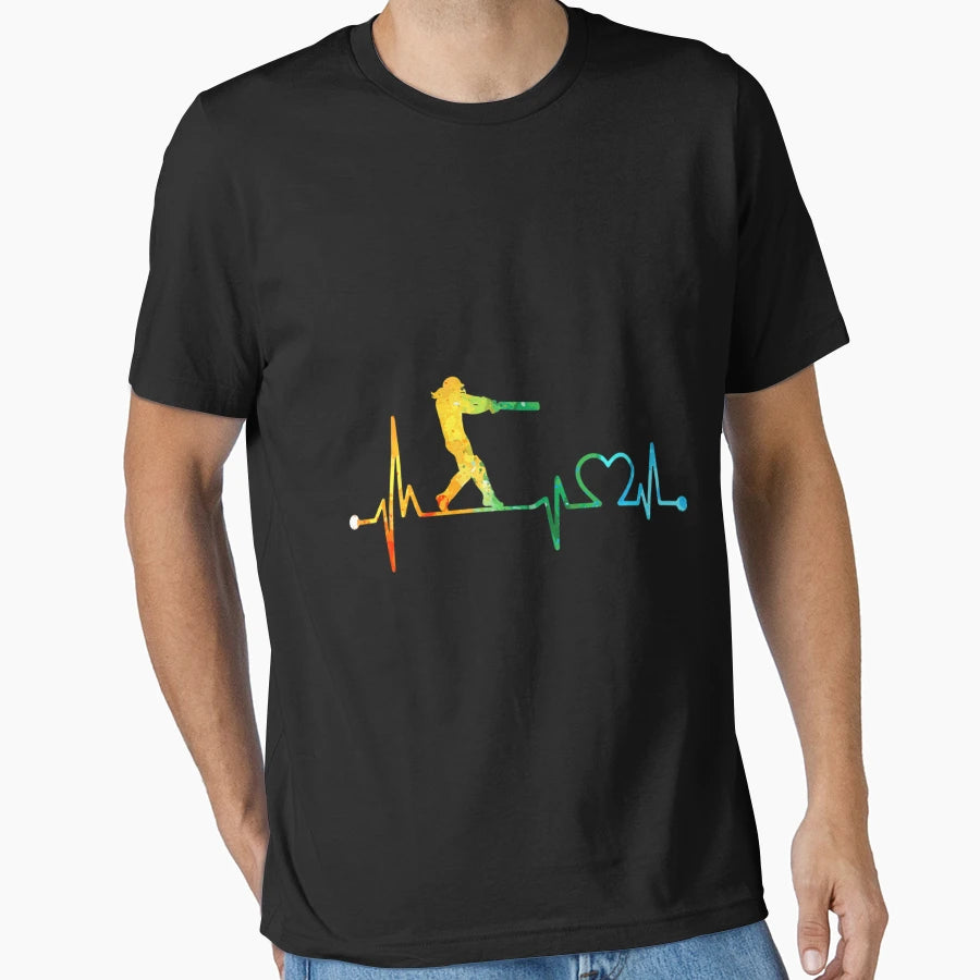 Cricket Heart Beat Watercolor T-Shirt - Unique Graphic Unisex - T-Shirt, Sweatshirt, Hoodie