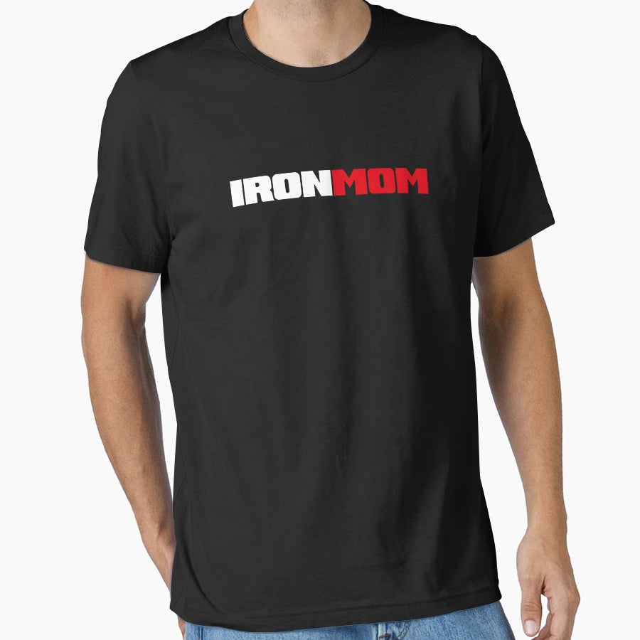 Ironmom Triathlon Mom Triathlete Mom T-Shirt - Novelty Apparel for Adults - T-Shirt, Sweatshirt, Hoodie