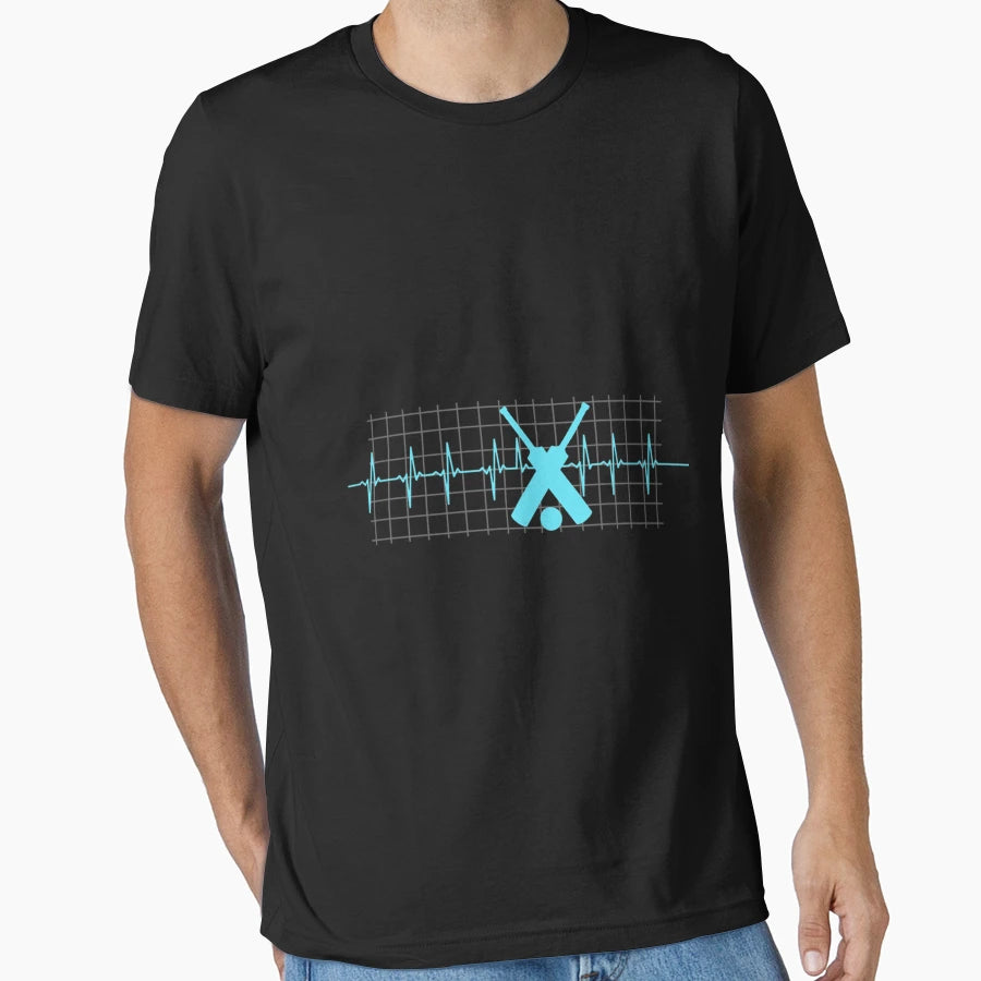 Cricket Heartbeat Best Gift Cricket T-Shirt - Trendy Graphic Men Women - T-Shirt, Sweatshirt, Hoodie