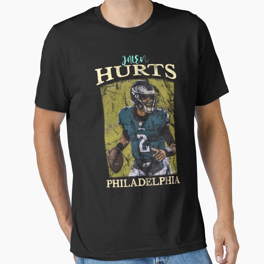 1 Football Player Sports Touchdown T-Shirt - Custom Art Print Unisex - T-Shirt, Sweatshirt, Hoodie