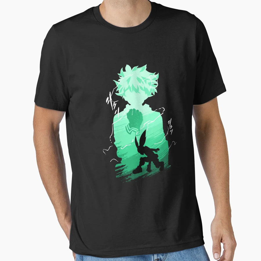 Green Haired Hero T-Shirt - Unique Graphic for Adults - T-Shirt, Sweatshirt, Hoodie