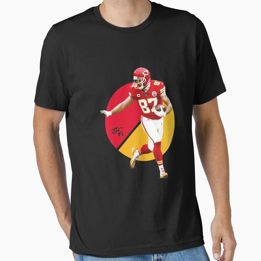 TK 87 Kansas City Football Legend T-Shirt - Minimalist Print Unisex - T-Shirt, Sweatshirt, Hoodie