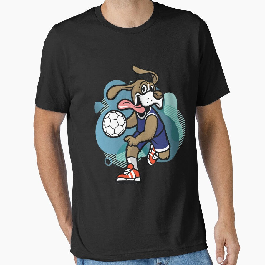 Cool funny handball dog by eiwo87 - Adult & Kids T-Shirts, Sweatshirts & Hoodies apparel design preview 1