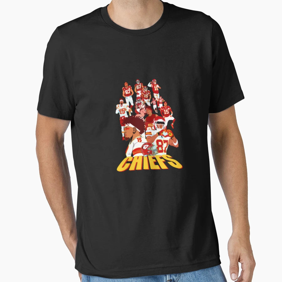 Kansas City Chiefs T-Shirt - Streetwear Style for Adults - T-Shirt, Sweatshirt, Hoodie