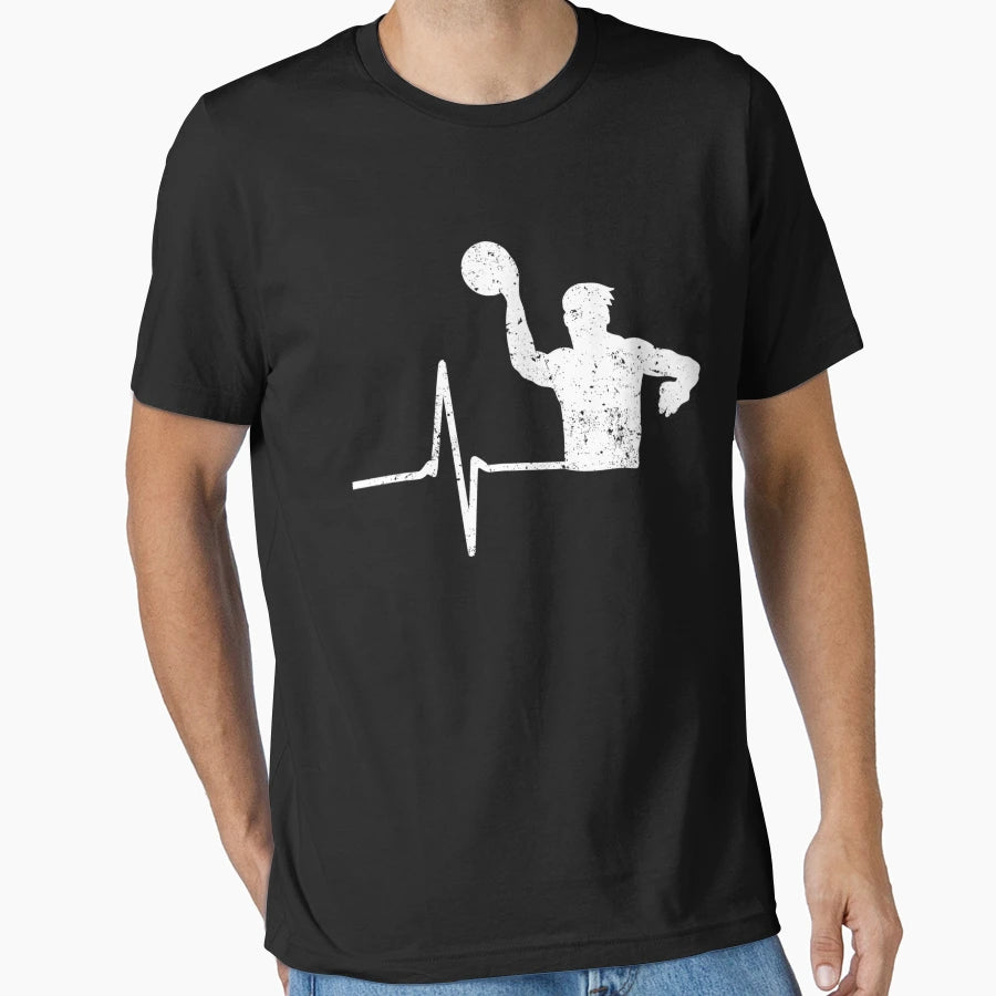 Water Polo Heartbeat Aquatic Sport T-Shirt - Streetwear Style Men Women - T-Shirt, Sweatshirt, Hoodie
