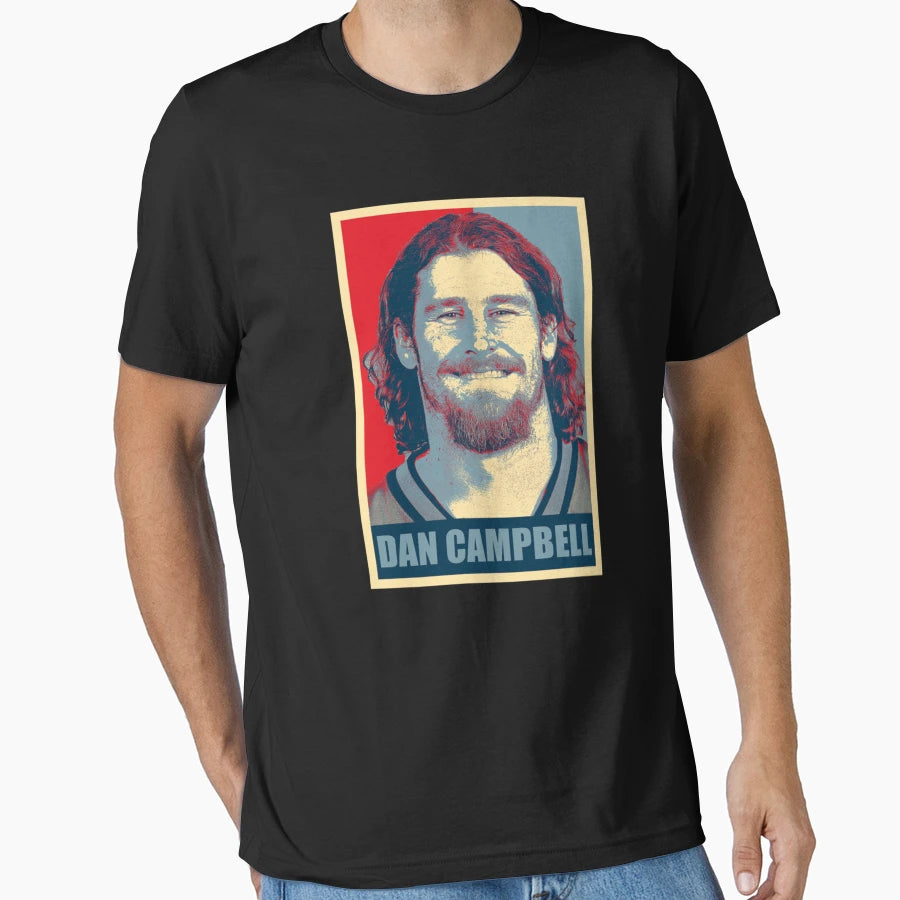 Dan Campbell Hope T-Shirt - Unique Graphic for Adults - T-Shirt, Sweatshirt, Hoodie