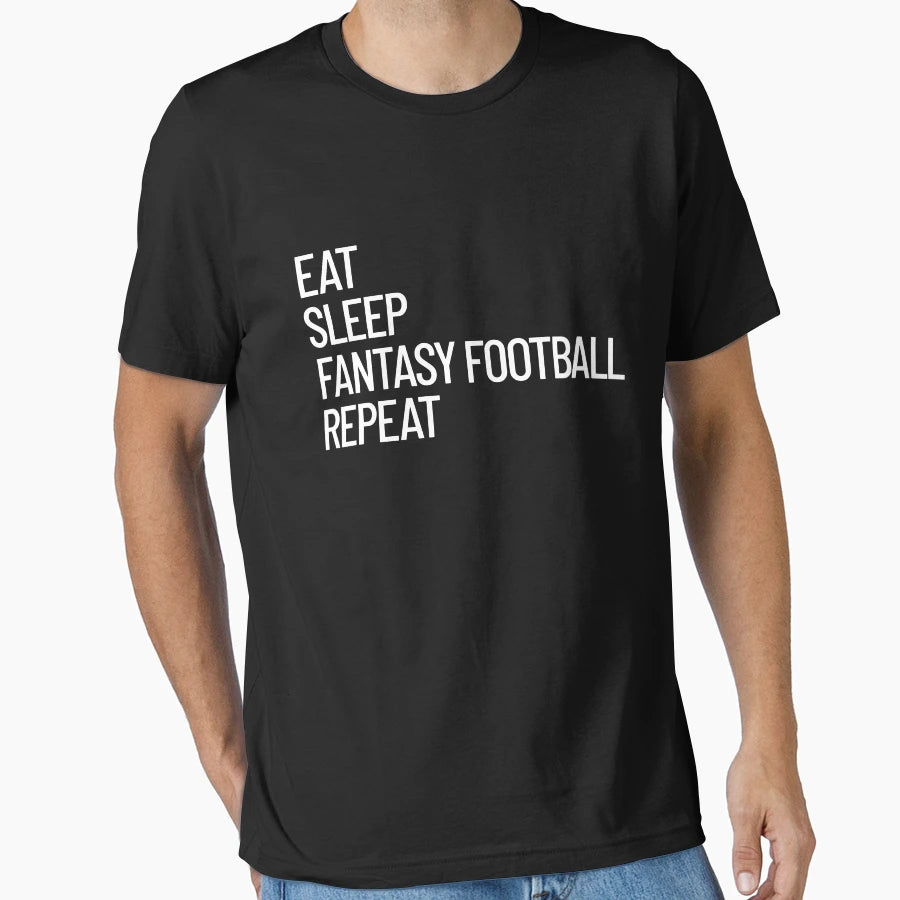 Eat Sleep Check My Lineup Repeat T-Shirt - Aesthetic Graphic Men Women - T-Shirt, Sweatshirt, Hoodie
