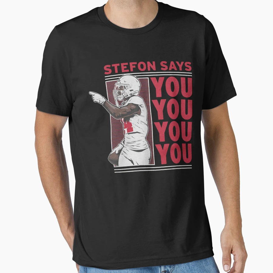 American Quarterback Sports 14 Football T-Shirt - Graphic Print for Adults - T-Shirt, Sweatshirt, Hoodie