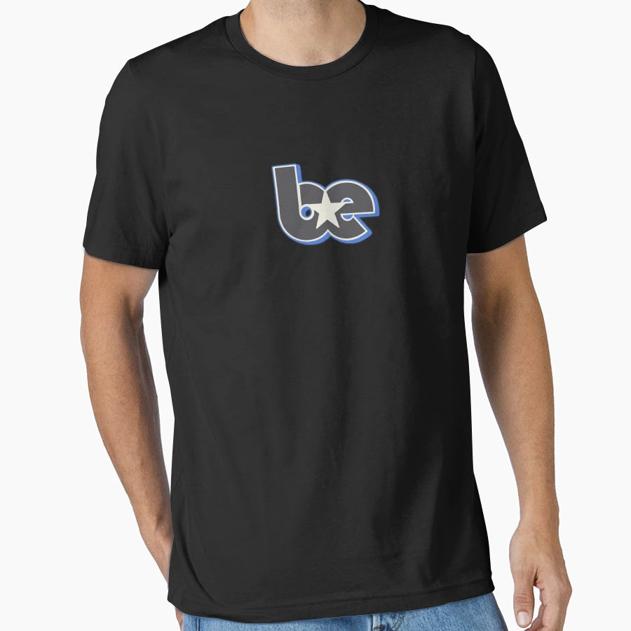 Be Star Contrast Initials Outline T-Shirt - Streetwear Style Men Women - T-Shirt, Sweatshirt, Hoodie