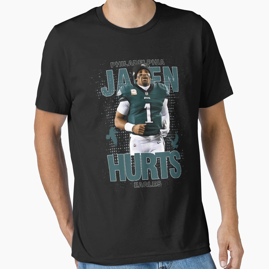 American Football Quarterback 1 T-Shirt - Custom Art Print for Adults - T-Shirt, Sweatshirt, Hoodie
