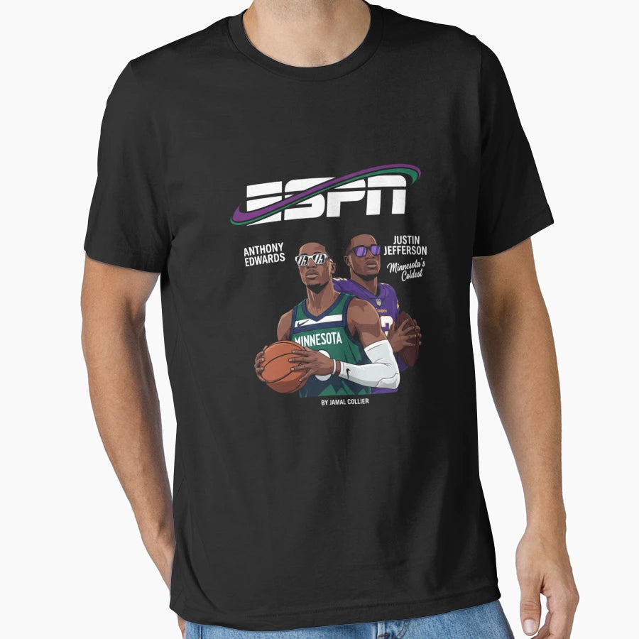 Anthony Edwards JJ Minnesota T-Shirt - Streetwear Style Unisex - T-Shirt, Sweatshirt, Hoodie