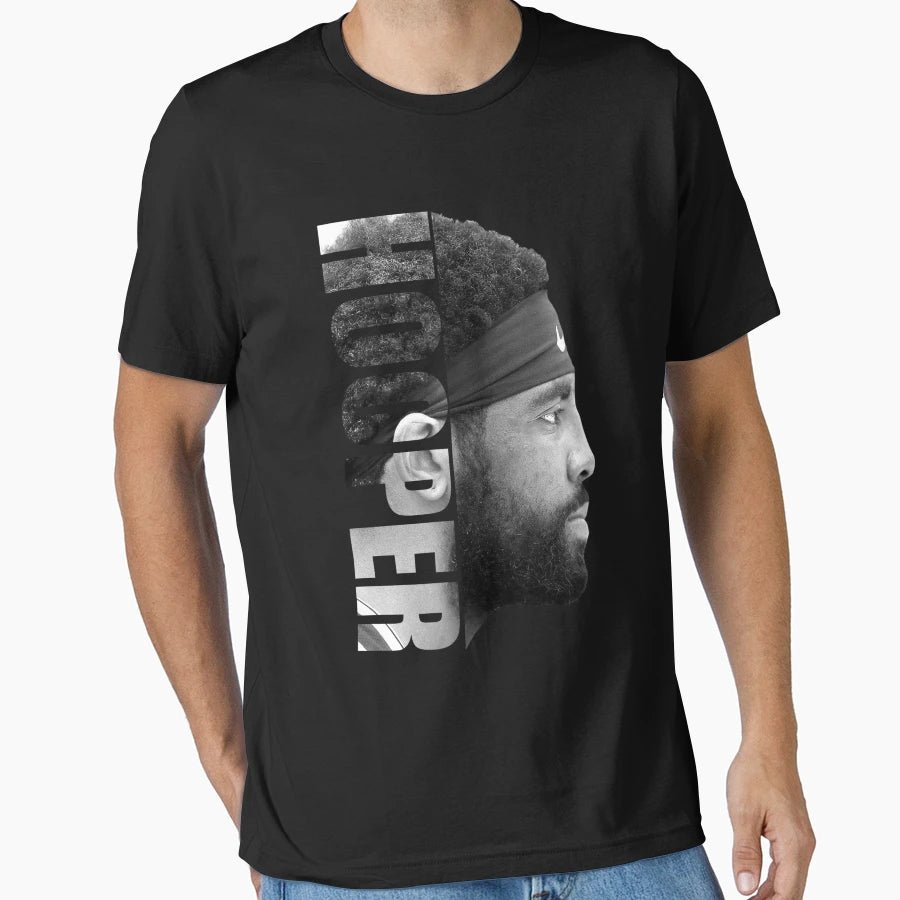 Kyrie Irving Hooper Black White T-Shirt - Casual Everyday Wear Unisex - T-Shirt, Sweatshirt, Hoodie