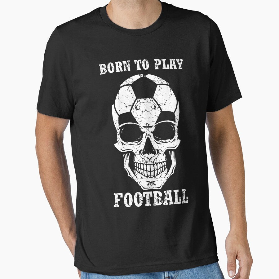 Born to play football by Mila1946 - Adult & Kids T-Shirts, Sweatshirts & Hoodies apparel design preview 1