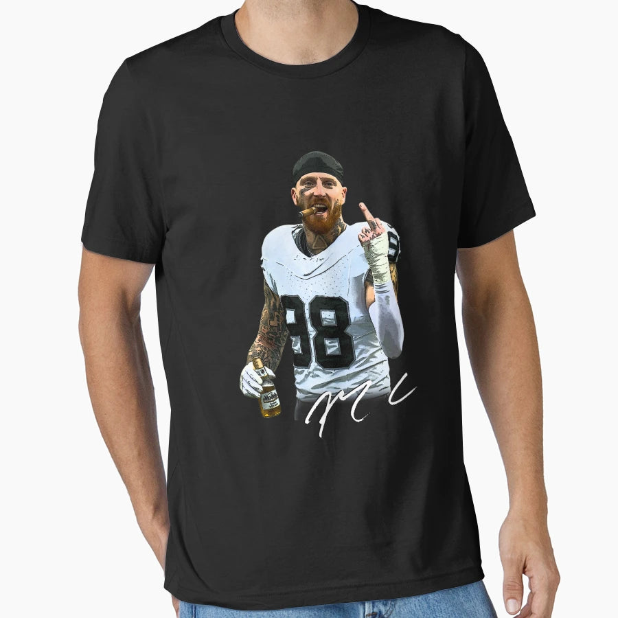 MC Drinking And Smoking T-Shirt - Unique Graphic Unisex - T-Shirt, Sweatshirt, Hoodie
