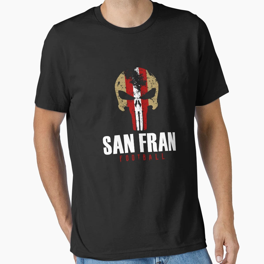 San Francisco Pro Football Grunge T-Shirt - Trendy Graphic Men Women - T-Shirt, Sweatshirt, Hoodie