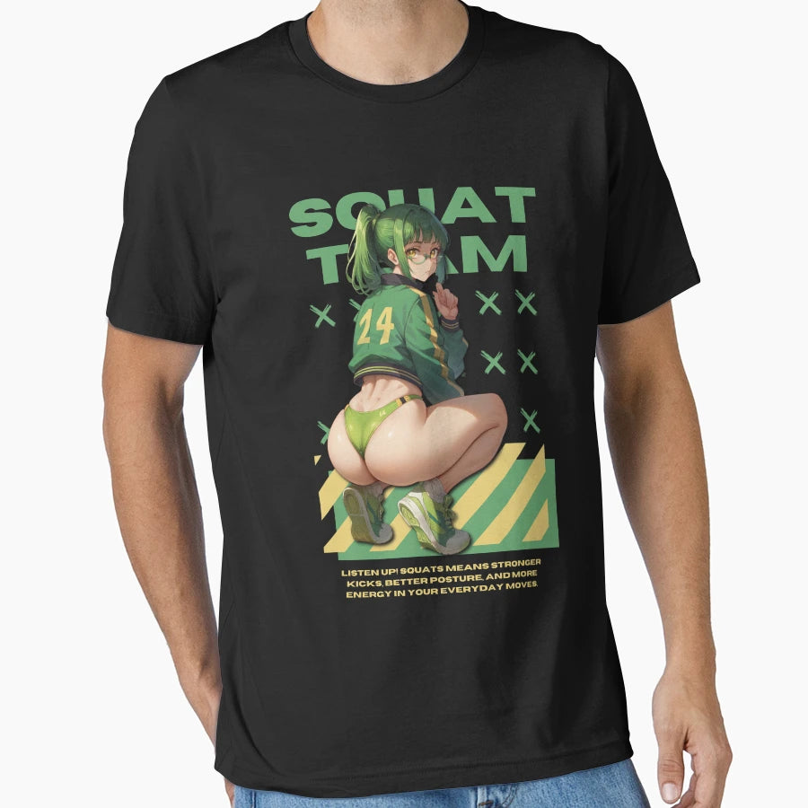 Squat Team 1 T-Shirt - Unique Graphic Unisex - T-Shirt, Sweatshirt, Hoodie