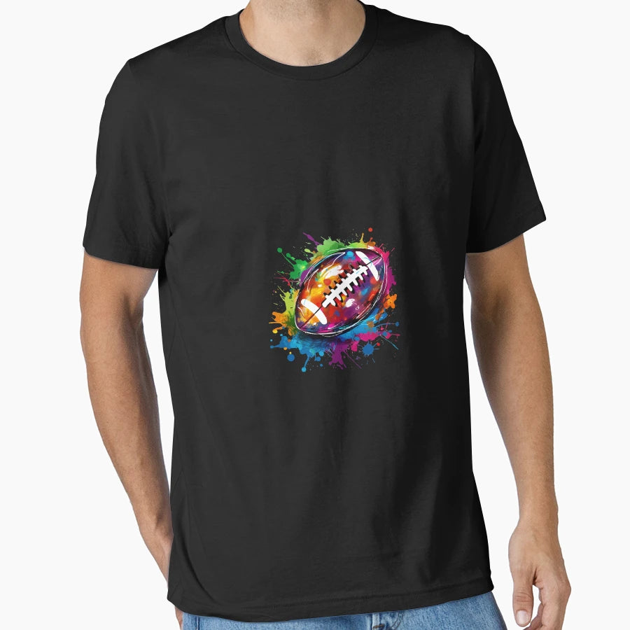 American Football Art T-Shirt - Casual Everyday Wear for Adults - T-Shirt, Sweatshirt, Hoodie