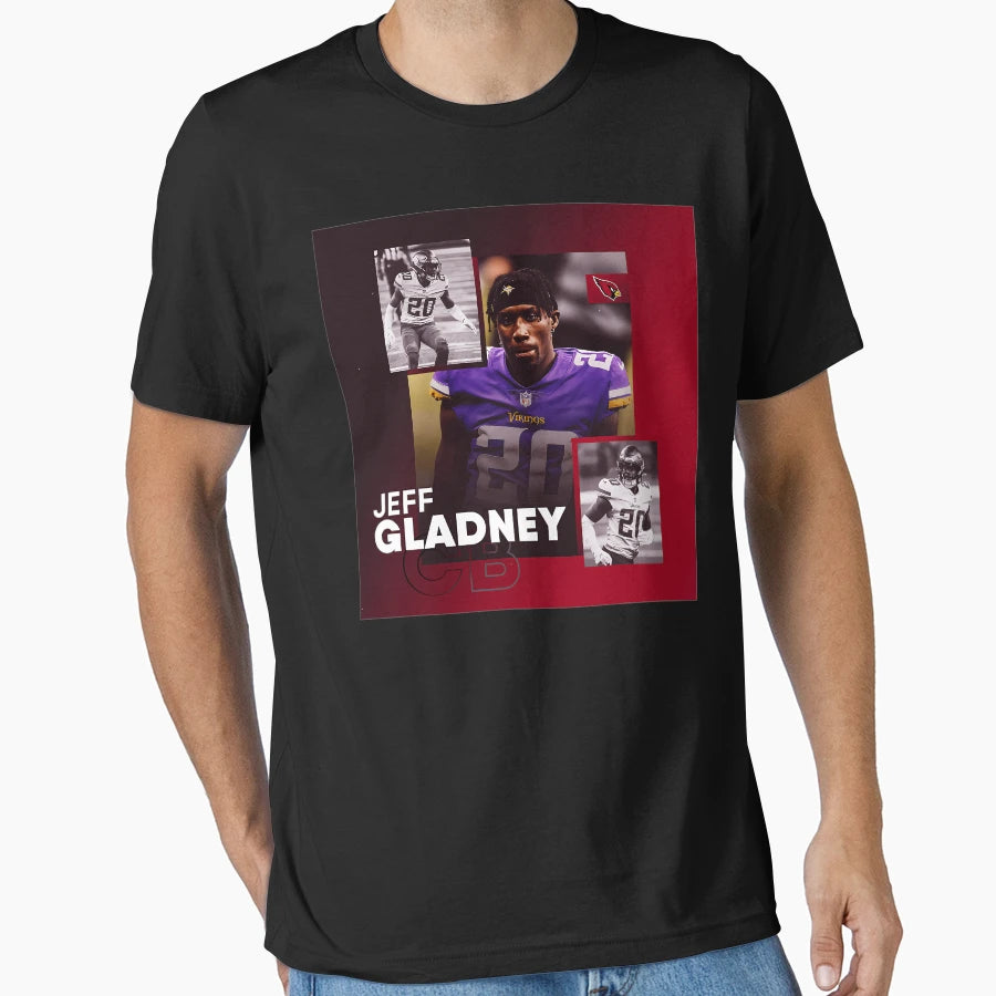Jeff Gladney 1 T-Shirt - Custom Art Print Unisex - T-Shirt, Sweatshirt, Hoodie