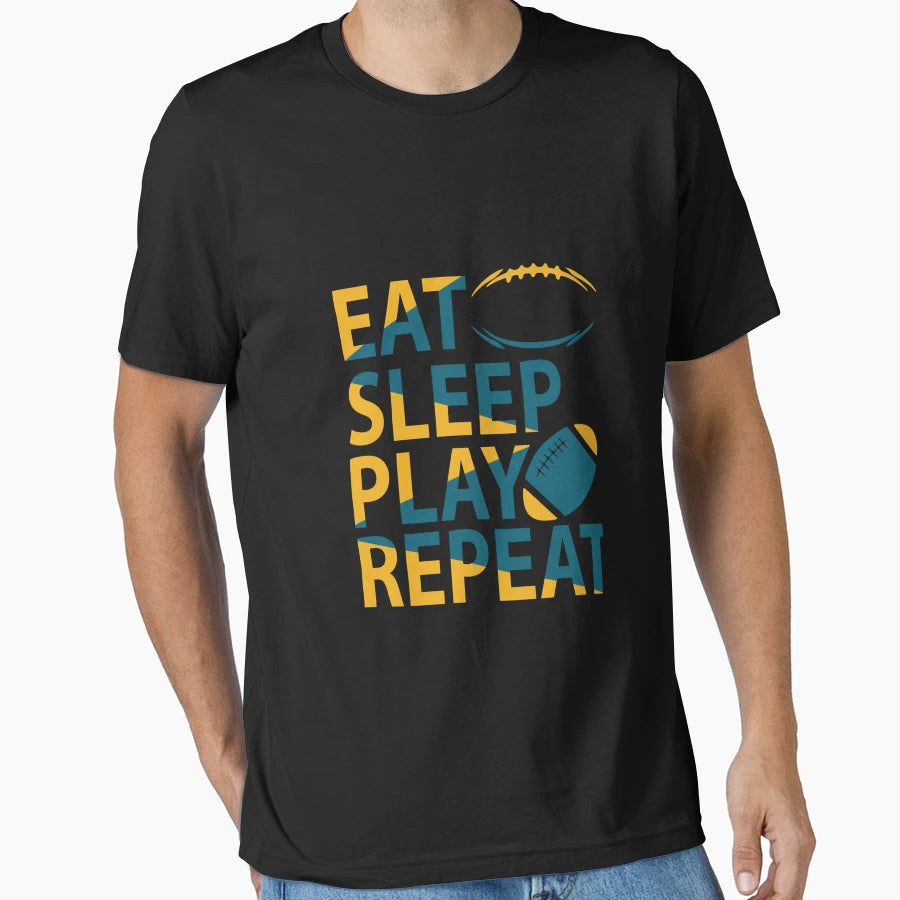 Eat Sleep Play Repeat 1 T-Shirt - Streetwear Style Unisex - T-Shirt, Sweatshirt, Hoodie