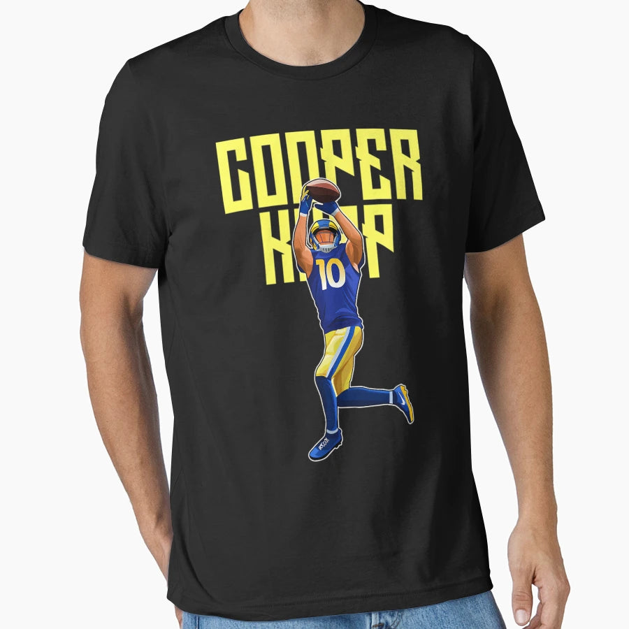 Cooper Kupp Catch Ball 10 Bold T-Shirt - Streetwear Style Men Women - T-Shirt, Sweatshirt, Hoodie