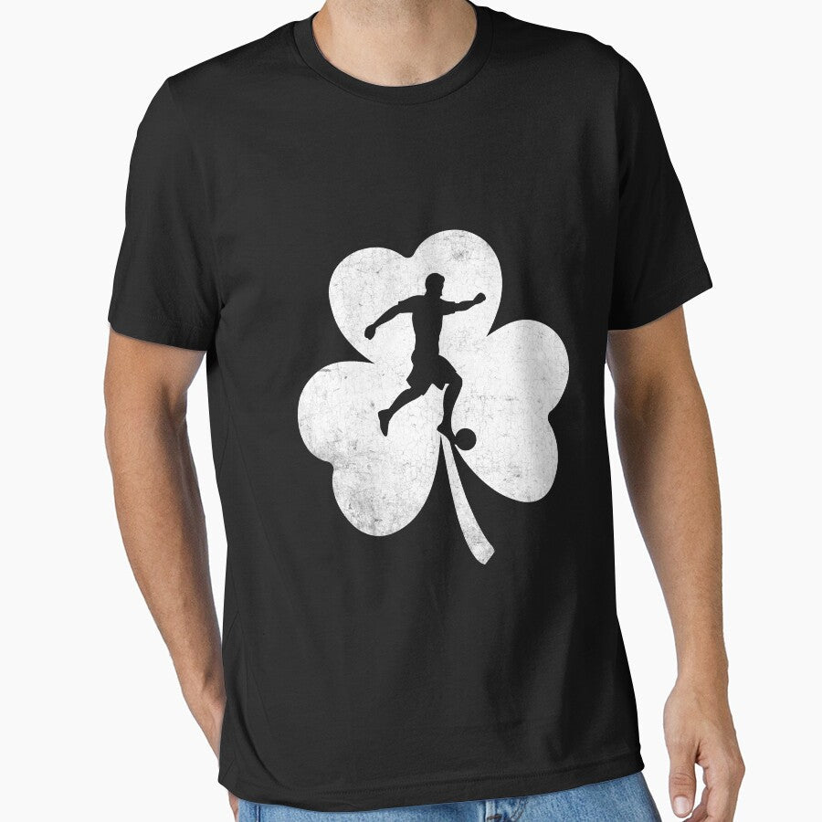 Funny St Patricks Day Sport Shamrock Soccer Lover by - Adult & Kids T-Shirts, Sweatshirts & Hoodies apparel design preview 1