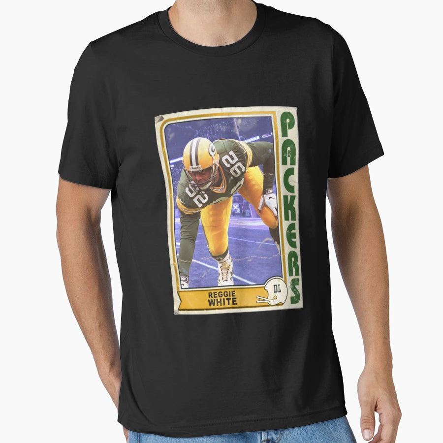 Green Bay Packers Reggie White T-Shirt - Casual Everyday Wear Men Women - T-Shirt, Sweatshirt, Hoodie