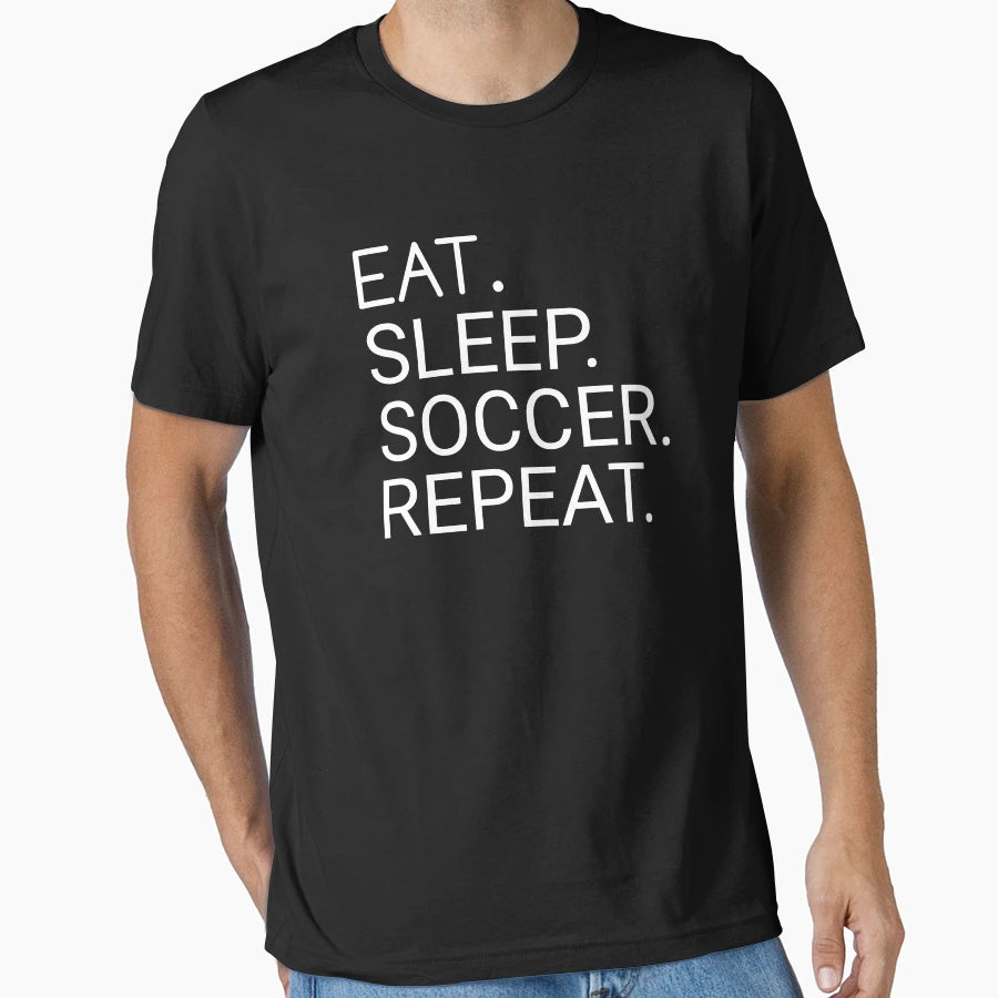 Funny Football Eat Sleep Football T-Shirt - Fun Novelty Design Men Women - T-Shirt, Sweatshirt, Hoodie