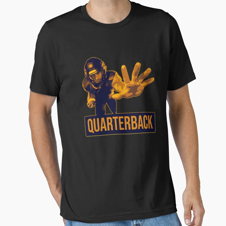 College Football Quarterback T-Shirt - Custom Art Print Men Women - T-Shirt, Sweatshirt, Hoodie