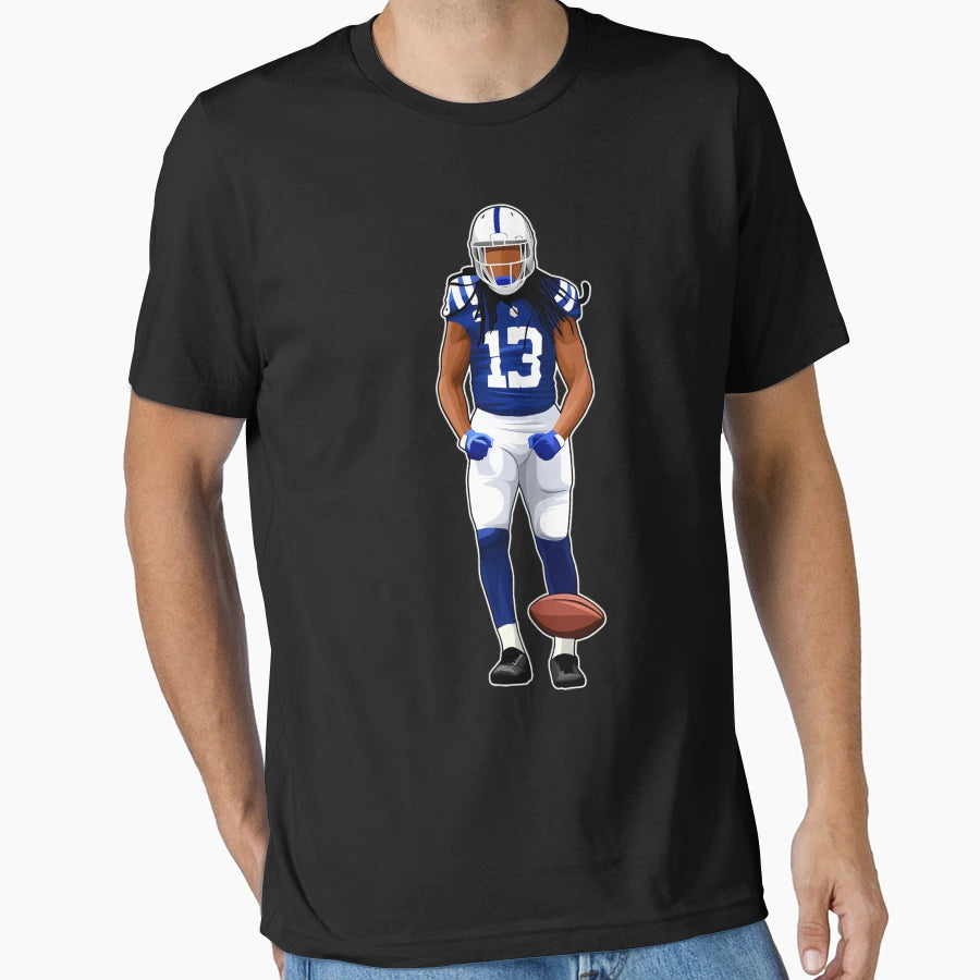 Ty Hilton 13 Celebrates Firstdown T-Shirt - Graphic Print Men Women - T-Shirt, Sweatshirt, Hoodie