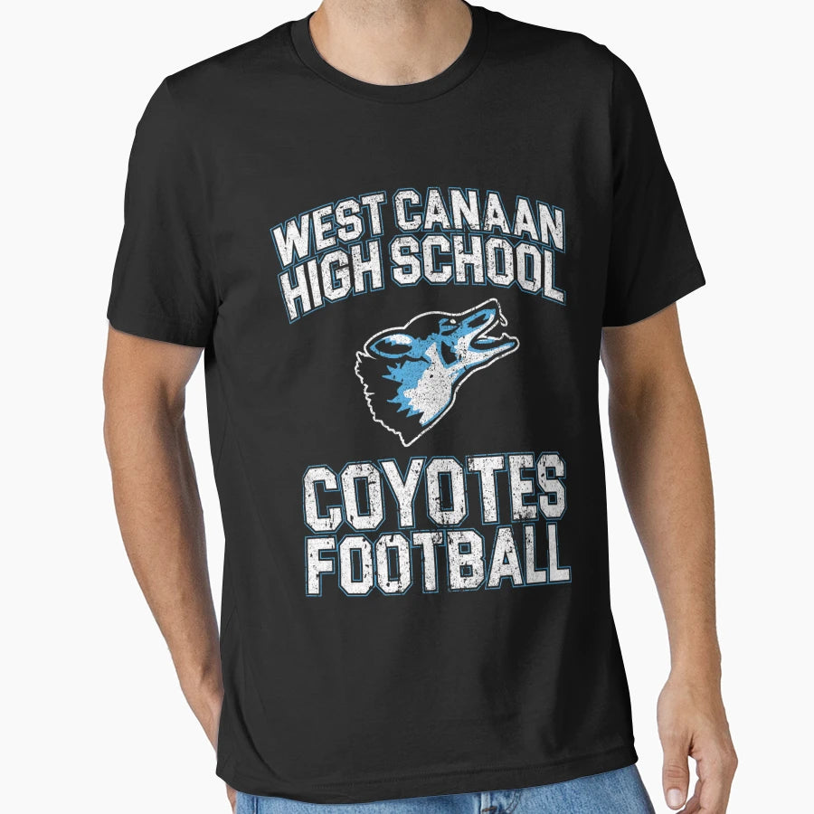 West Canaan High School Coyotes Football T-Shirt - Minimalist Print Unisex - T-Shirt, Sweatshirt, Hoodie