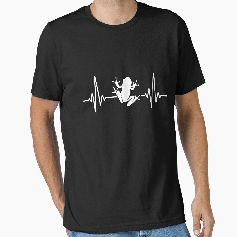 Frog Heartbeat by AndreaLinks - Adult & Kids T-Shirts, Sweatshirts & Hoodies apparel design preview 1