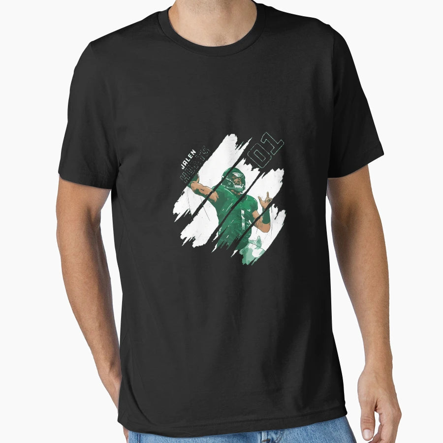 Football Player Sports Touchdown 1 T-Shirt - Custom Art Print Unisex - T-Shirt, Sweatshirt, Hoodie