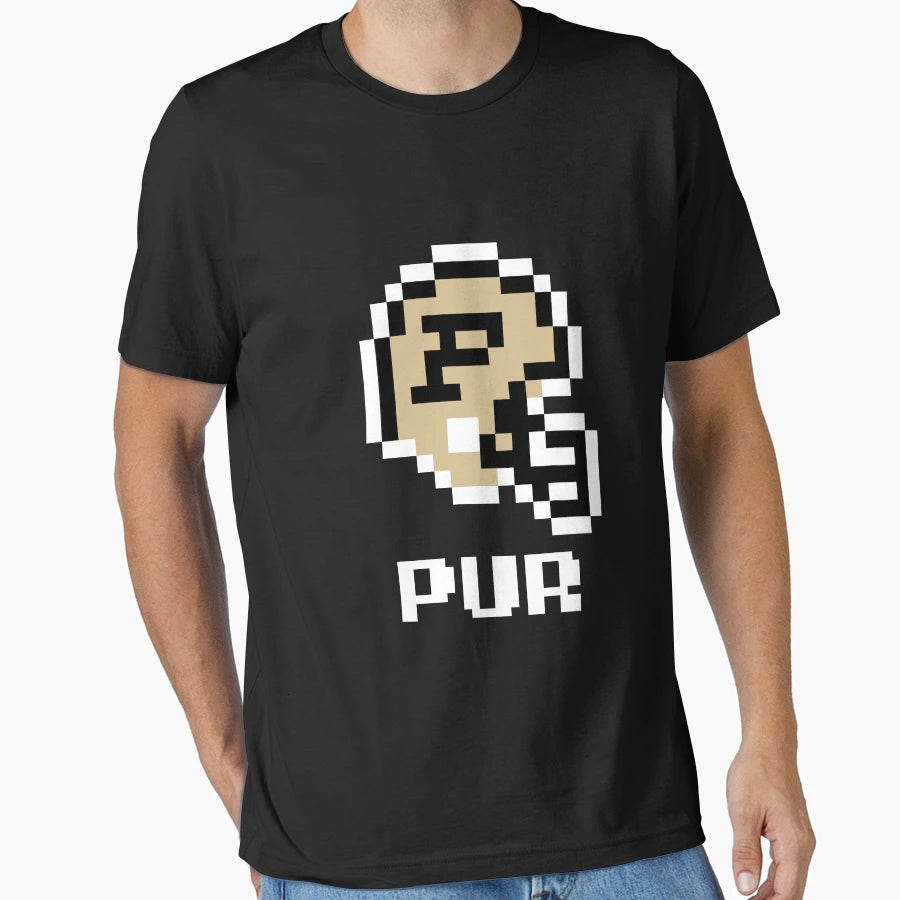 Purdue University Boilermakers Tecmo T-Shirt - Minimalist Print for Adults - T-Shirt, Sweatshirt, Hoodie