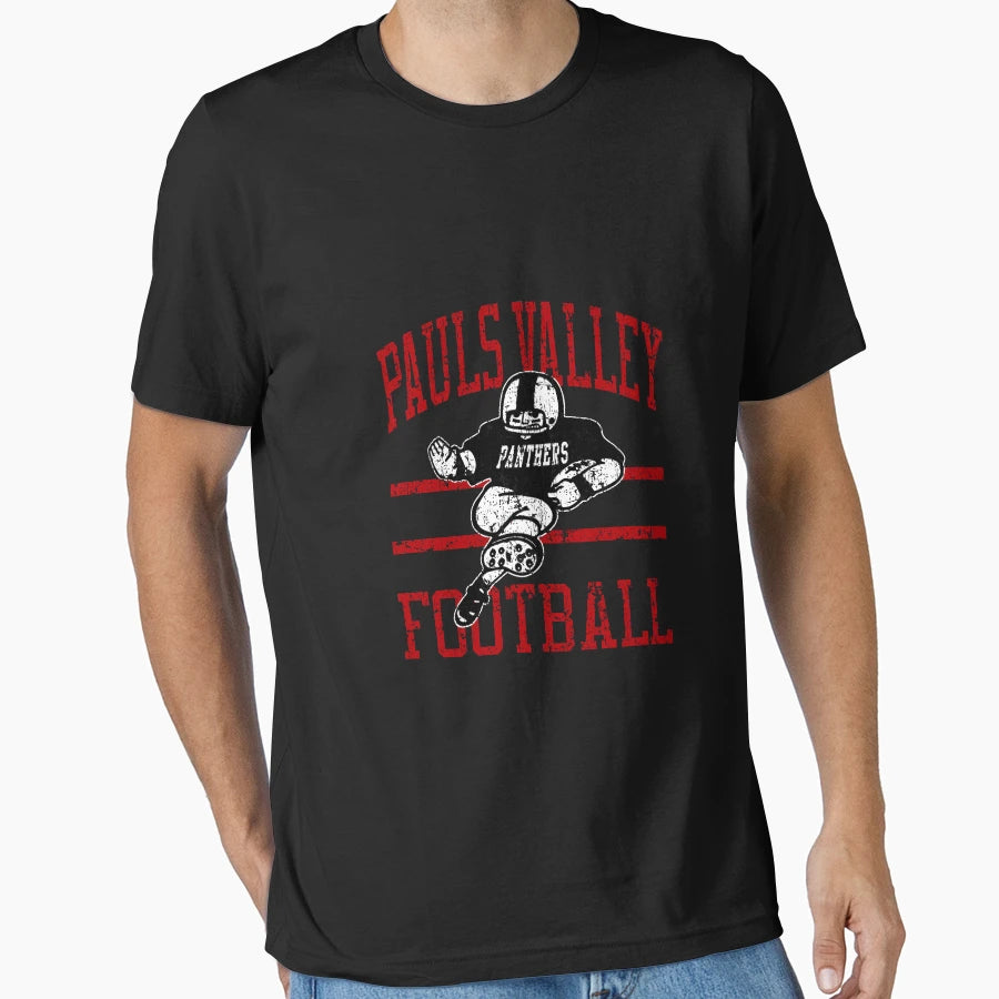 Pauls Valley Panthers Fb Player T-Shirt - Aesthetic Graphic Men Women - T-Shirt, Sweatshirt, Hoodie