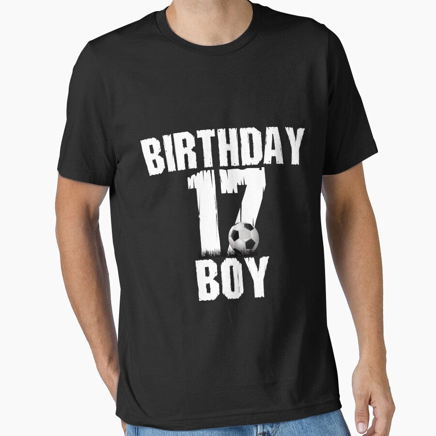 Birthday 17 boy by mahamodulrony - Adult & Kids T-Shirts, Sweatshirts & Hoodies apparel design preview 1