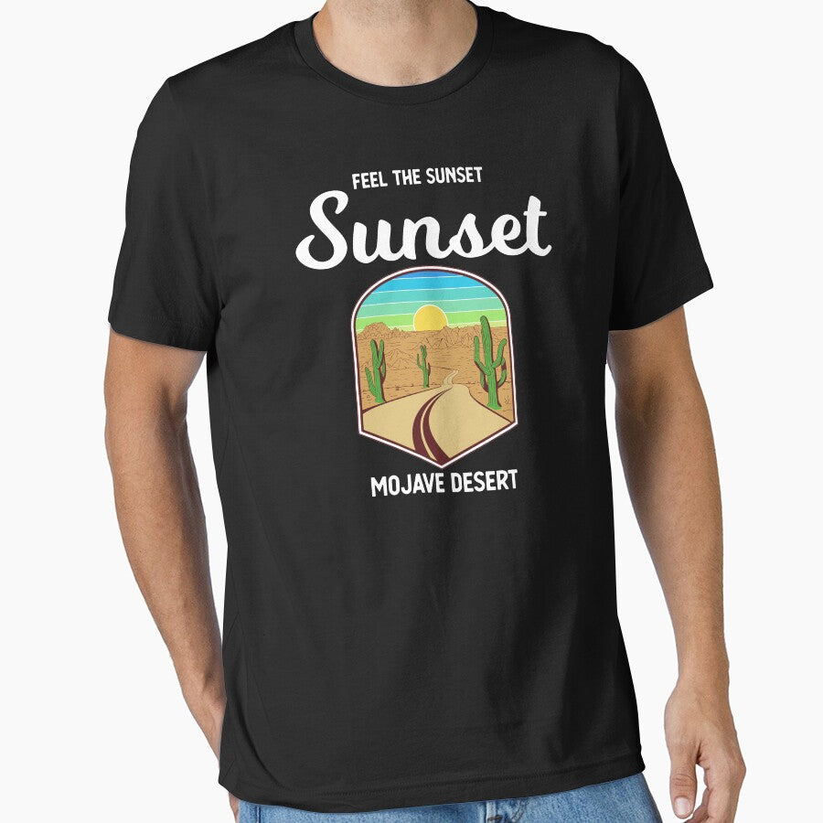 Feel The Sunset Mojave Desert Fun Weekend Vacation - Adult & Kids T-Shirts, Sweatshirts & Hoodies apparel design preview 1