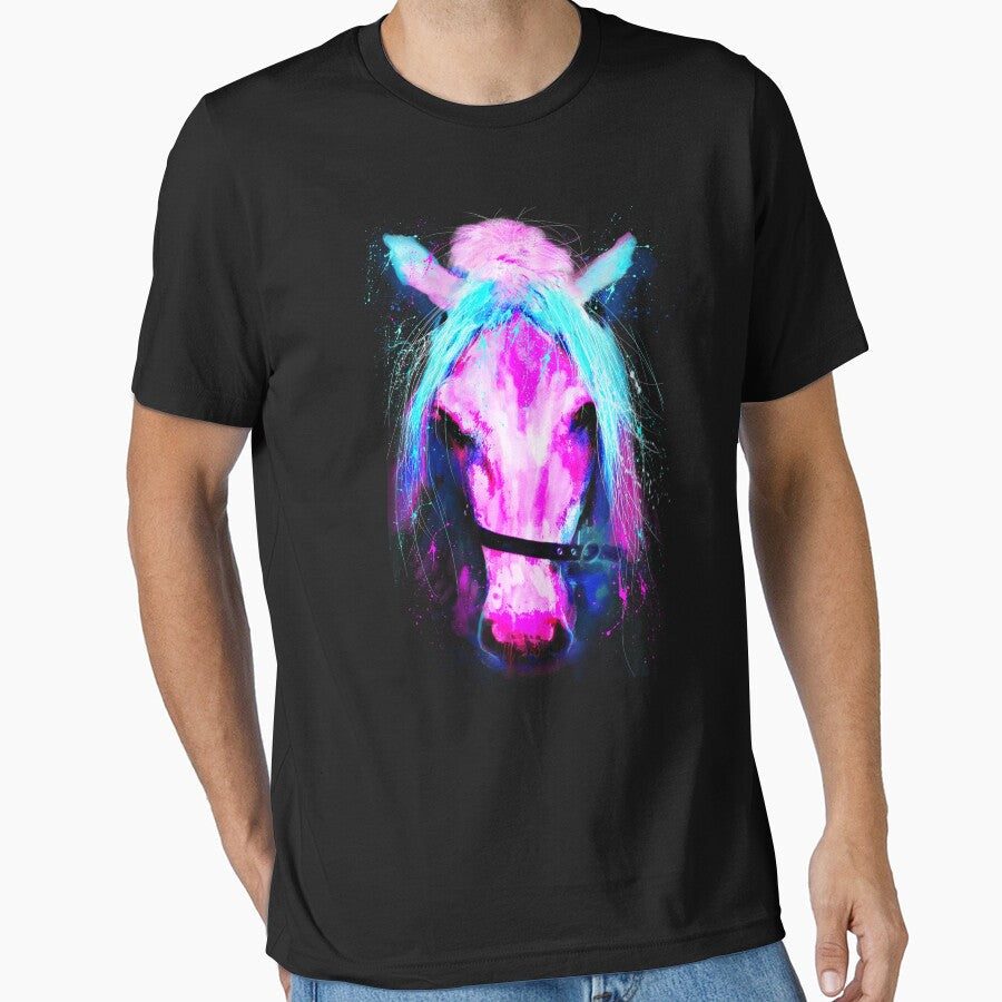 Horse Lover Color Pink by JuxNdx - Adult & Kids T-Shirts, Sweatshirts & Hoodies apparel design preview 1