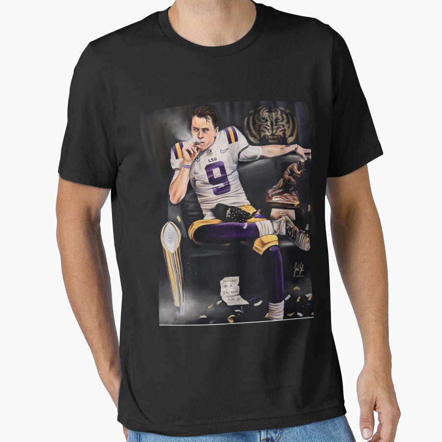 JB Smoking Cigar Painting T-Shirt - Aesthetic Graphic for Adults - T-Shirt, Sweatshirt, Hoodie