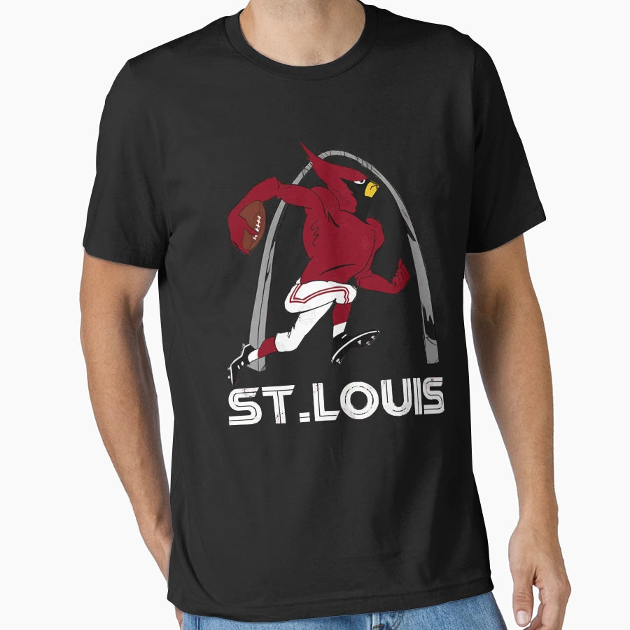 Big Red Throwback T-Shirt - Custom Art Print for Adults - T-Shirt, Sweatshirt, Hoodie